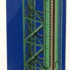 Tomix 3267 Single Track Deck Truss Bridge S280 (F) (Dark Green) W/2 PC Piers (N Scale)