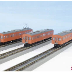 Rokuhan T022-8 JNR Series 103 Orange Chuo Line Type 3 Cars Add-on Set (Z Scale)