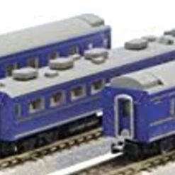 Rokuhan T016-2 Series 24 Hokutosei Hokkaido Configuration 5 Cars Add-on Set (Z Scale)