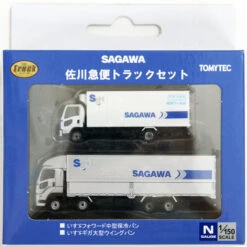 Tomytec The Truck Collection Sagawa Express 2 Cars Set (N Scale)