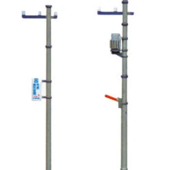 Tomytec (Komono 091-2) Utility Pole B2 Concrete (N Scale)