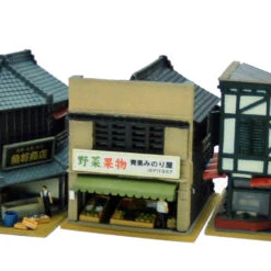 Tomytec (Building 130-2) Fish/ Vegetable/ Coffee Shop (N Scale)