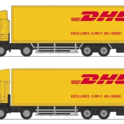 Tomytec 287872 The Truck Collection DHL Large Truck Set (N Scale)