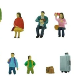 Tomytec (Ningen 134) Model People 'Passenger A' -Holidays- (N Scale)