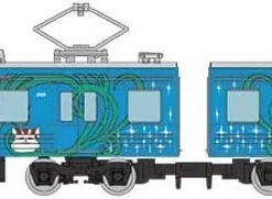Tomytec Iga Railway Series 200 205 Configuration (Ninja Train Green) 2 Cars Set D (N Scale)
