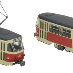 Tomytec World Railway Collection Dresden Tram Tatra T4 + Type B4 2 Cars Set E (N Scale)