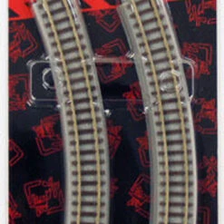Rokuhan R002 R195mm 45 Curved Track (4 Pcs.) (Z Scale)