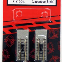 Rokuhan R013 End Track With Stopper (Bumper Track) (2 Pcs.) (Z Scale)