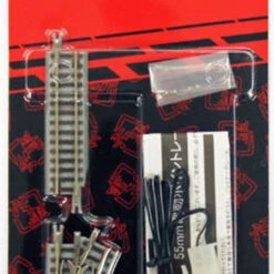 Rokuhan R023 55mm Remote Turnout (Right Hand) W/ 55mm Track (Z Scale)