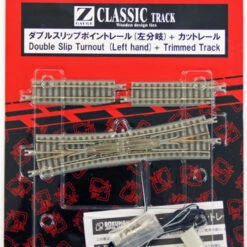 Rokuhan R034 Double Slip Turnout (Left Hand) & 53.6mm Track (Z Scale)
