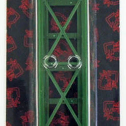 Rokuhan R041 220mm Iron Bridge Single (Green) (1pc.) (Z Scale)
