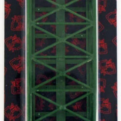 Rokuhan R043 220mm Iron Bridge Double (Green) (1pc.) (Z Scale)