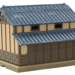 Rokuhan S029-2 Metal-Roof Barn (Dark Blue) (Z Scale)