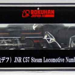 Rokuhan T027-2 JNR Steam Locomotive Type C57 Number 111 (Montetsu Def.) (Z Scale)