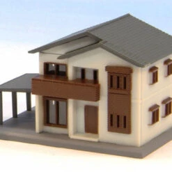 Rokuhan S042-2 Two-Storied House A (White) (Z Scale)