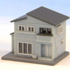 Rokuhan S043-2 Two-Storied House B (Blue) (Z Scale)