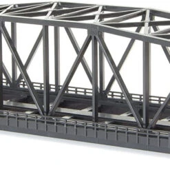 Rokuhan R094 220mm Iron Bridge Double (Black) (1pc.) (Z Scale)