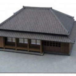 Sankei MP01-40 Japanese Farmhouse B 1/220 Z Scale Paper Kits