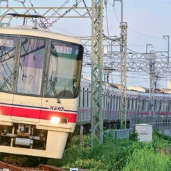 Greenmax 31572 Keio Series 8000 (Un-Updated/8014 Configuration) 6 Cars Add-on Set (N Scale)