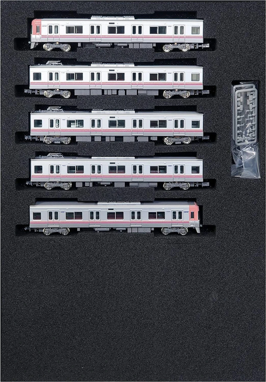 Greenmax 31707 Keio Series 1000 (6th Edition/Salmon Pink) 5 Cars Set (N Scale)