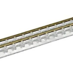 Kato 20-016A 186mm (7 5/16') Open Pit Track Clear Version For Display (8 Pcs.) (N Scale)