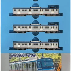 Microace A8379 Sotetsu Series 8000 New Paint Single Arm Pantograph 4 Cars Add-on Set (N Scale)