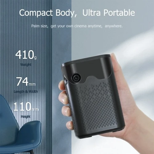 4K DLP D063 Wireless Portable Movie Projector 30000hrs Lamp Life With Tripod Rack - Image 12