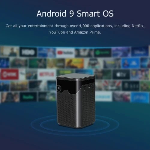 4K DLP D063 Wireless Portable Movie Projector 30000hrs Lamp Life With Tripod Rack - Image 17