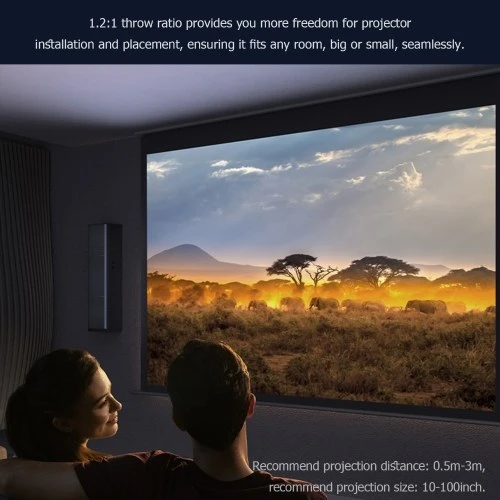 4K DLP D063 Wireless Portable Movie Projector 30000hrs Lamp Life With Tripod Rack - Image 16