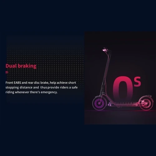 NAVEE N65 Electric Scooter For Adults/Teens 500W Motor 10-inch Pneumatic Tires - Image 14