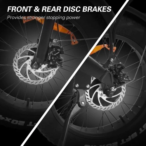 KAISDA K2 Pro Folding Electric Moped Bike Mountain Bicycle 20*4.0 Inch Fat Tire 350W Motor 48V 12.8AH Battery SHIMANO 21 Speed With Smart APP Control - Image 11