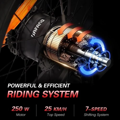 KAISDA K2 Pro Folding Electric Moped Bike Mountain Bicycle 20*4.0 Inch Fat Tire 350W Motor 48V 12.8AH Battery SHIMANO 21 Speed With Smart APP Control - Image 3