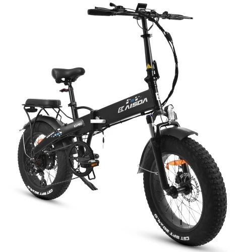 KAISDA K2 Pro Folding Electric Moped Bike Mountain Bicycle 20*4.0 Inch Fat Tire 350W Motor 48V 12.8AH Battery SHIMANO 21 Speed With Smart APP Control - Image 13