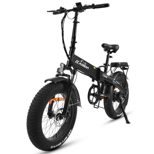 KAISDA K2 Pro Folding Electric Moped Bike Mountain Bicycle 20*4.0 Inch Fat Tire 350W Motor 48V 12.8AH Battery SHIMANO 21 Speed With Smart APP Control - Image 14