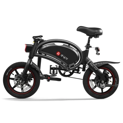 DYU D3+ Ebike 14 Inch 240W Brushless Motor Folding Power Assist Electric Bicycle With App Function - Image 14