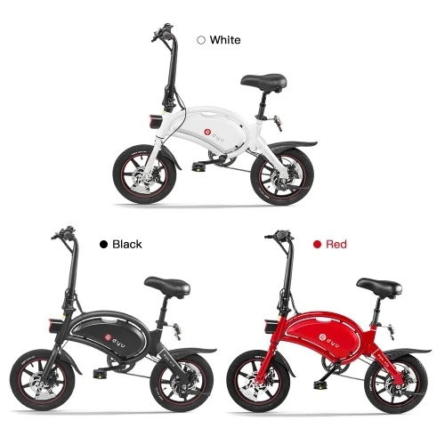 DYU D3+ Ebike 14 Inch 240W Brushless Motor Folding Power Assist Electric Bicycle With App Function - Image 17