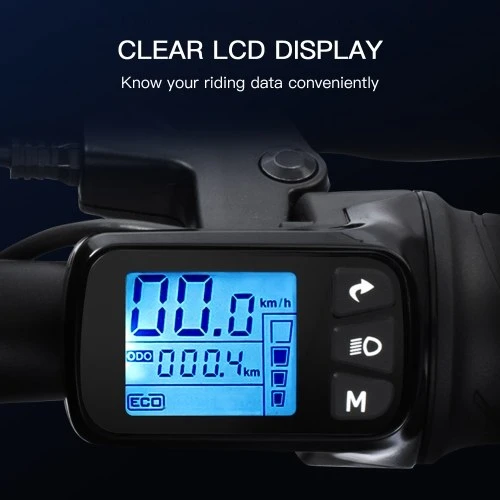 DYU D3+ Ebike 14 Inch 240W Brushless Motor Folding Power Assist Electric Bicycle With App Function - Image 6