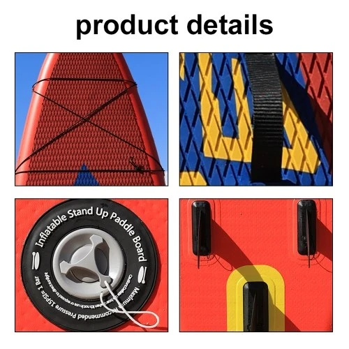 3.2*0.82*0.15M PVC Inflatable Stand-Up Surfboard Seaside Beach Water-skiing Paddle Board Surfing Board - Image 5